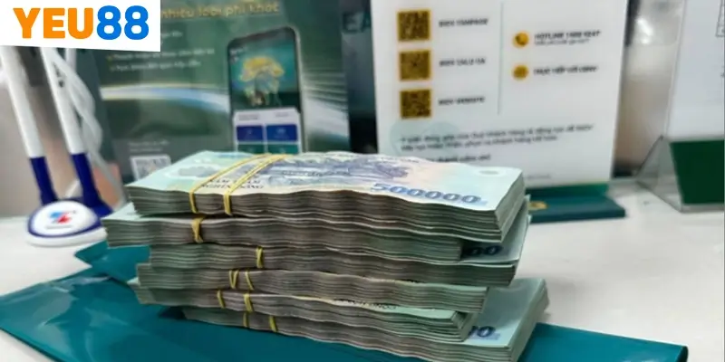 Rút tiền Yeu88 thông qua tài khoản ngân hàng